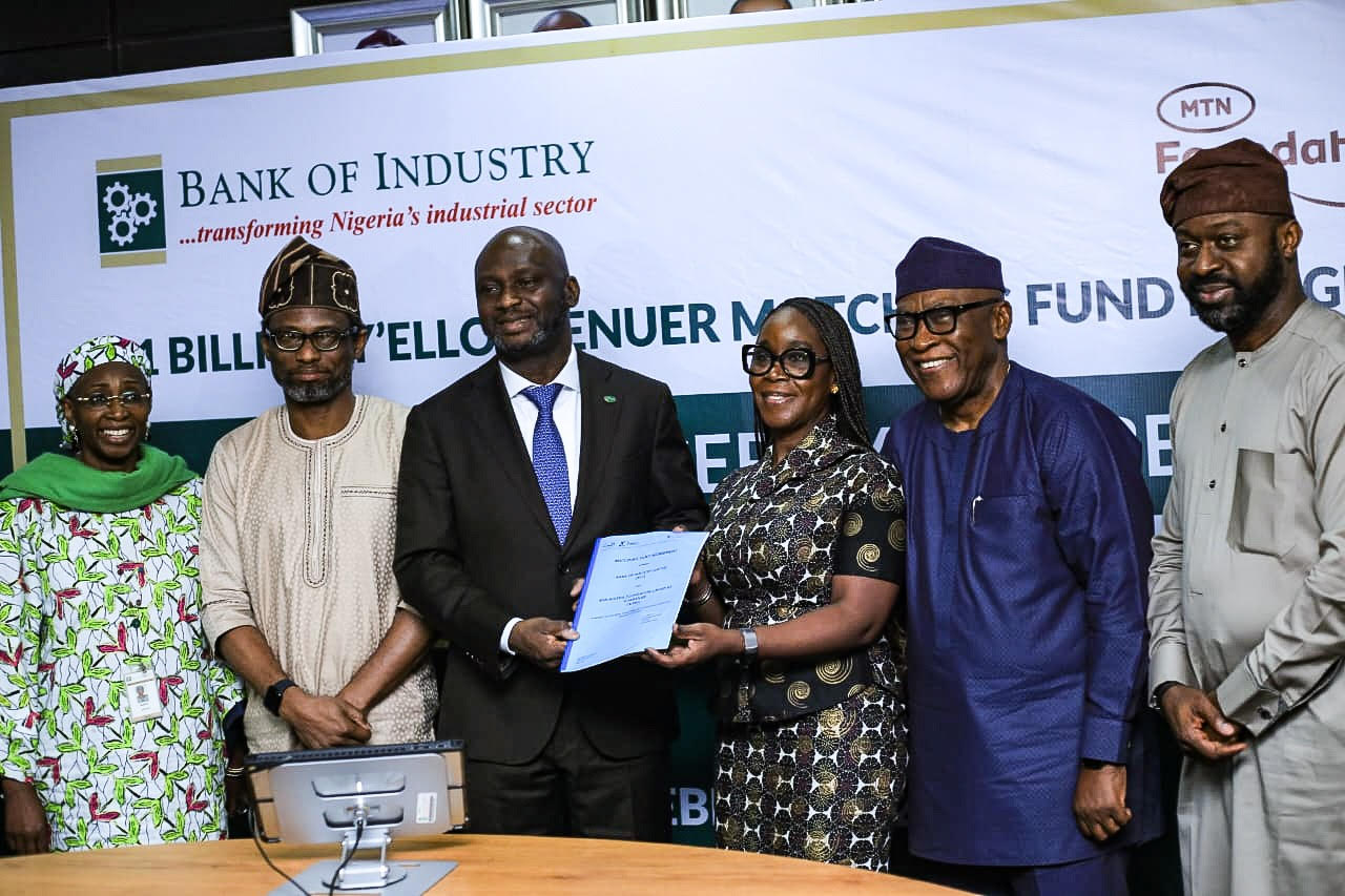 MTN Foundation aprtners Bank of Industry