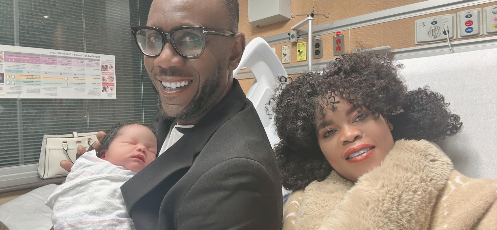 Pascal Atuma welcomes baby boy with wife