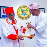 Oba of Benin and Gov Sanwo-Olu
