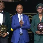 Osimhen, CAF president, and Oshoala