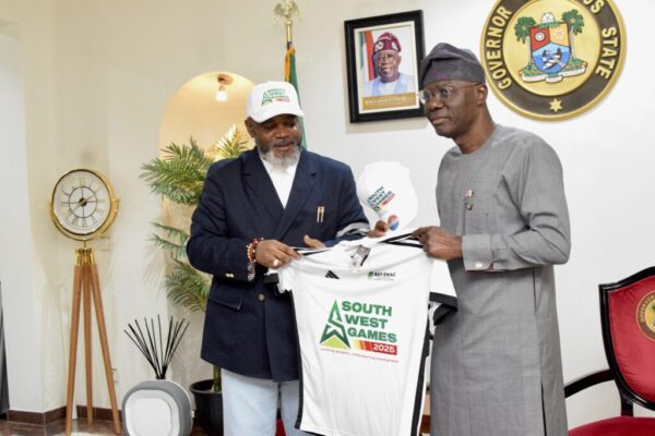 Dr Lanre Alfred and Gov Babajide Sanwo-Olu