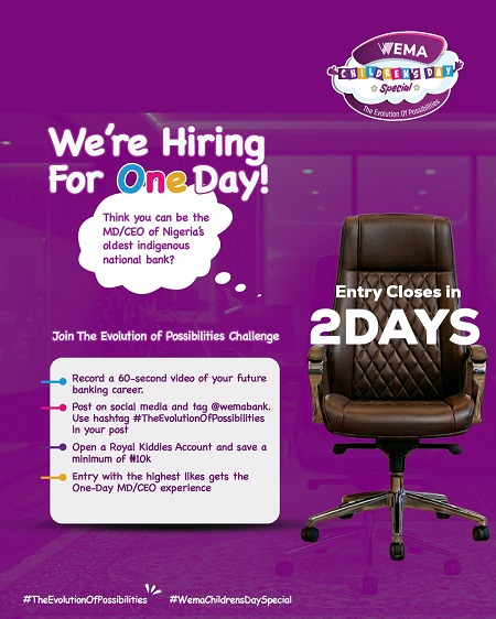 Wema Bank children's day