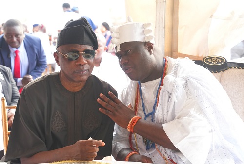 Bashir Adewale and Ooni of Ife