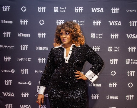 Omotola at TIFF 50