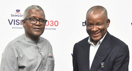 Dangote and minister for petroleum